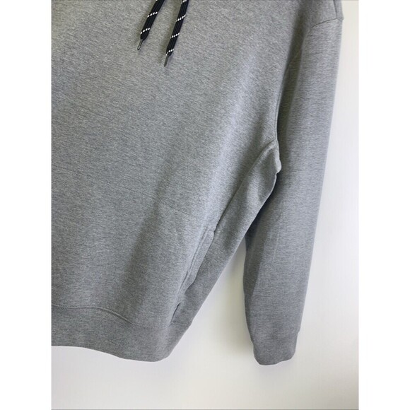 GapFit Gray Performance Hooded Sweatshirt Pullover Breathable Pockets Mens XL - Picture 5 of 12